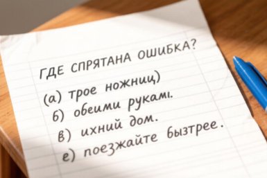 Лишь 1 из 7 россиян угадает, где ошибка, остальные уверены, что её нет - тест